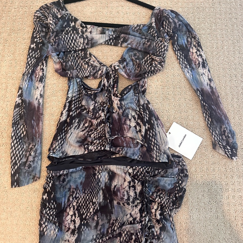 Jaded London Multi-Color Mini Dress